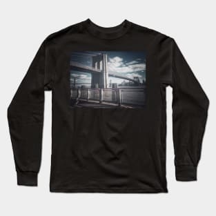 Two Bridges, Manhattan, New York City Long Sleeve T-Shirt